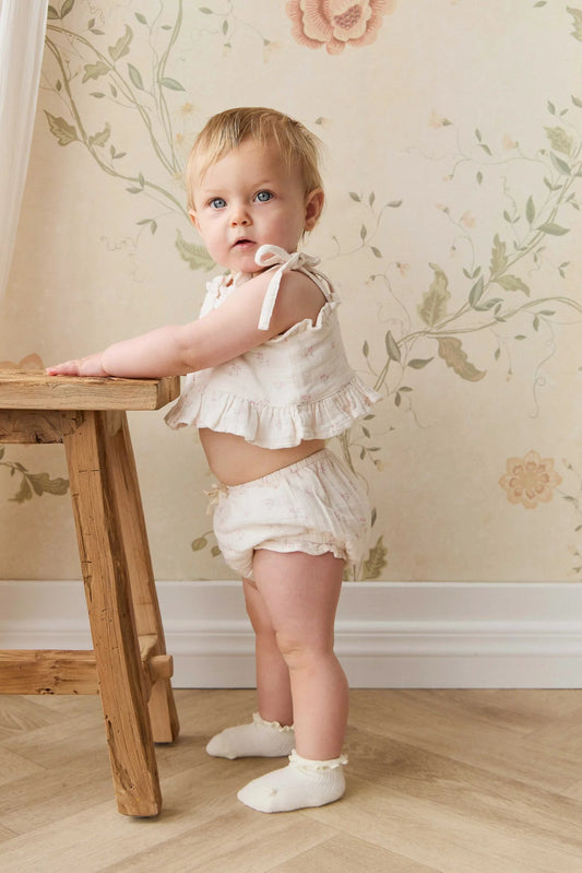 Jamie Kay Muslin Frill Bloomers Pauline Pink
