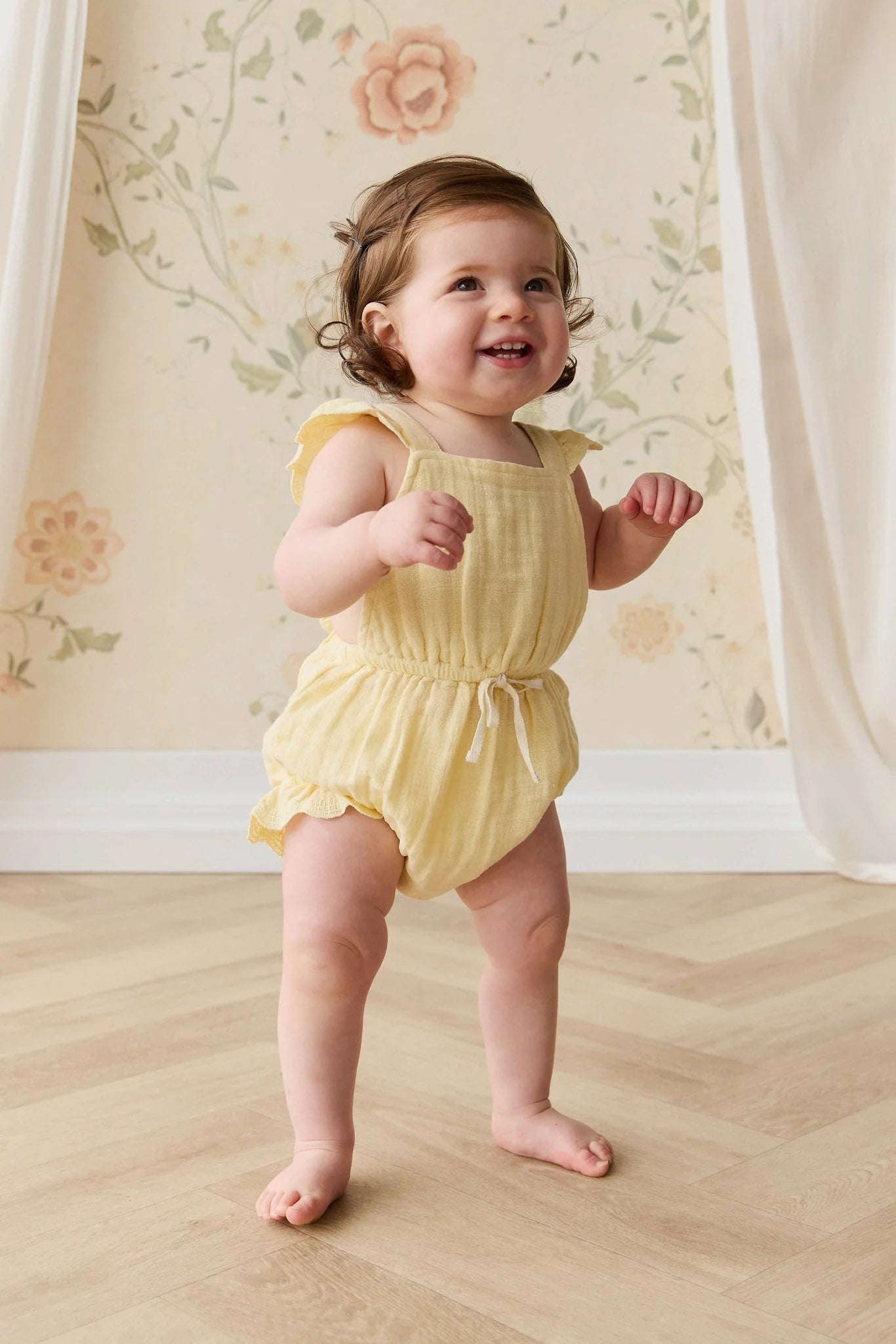 Jamie Kay Muslin Luciana Playsuit Sunshine