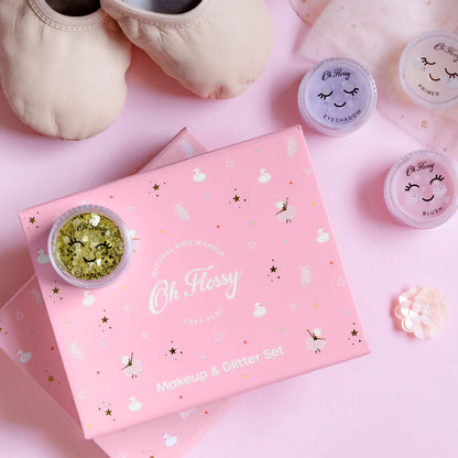 Oh Flossy Ballet Sparkle Makeup & Glitter Set