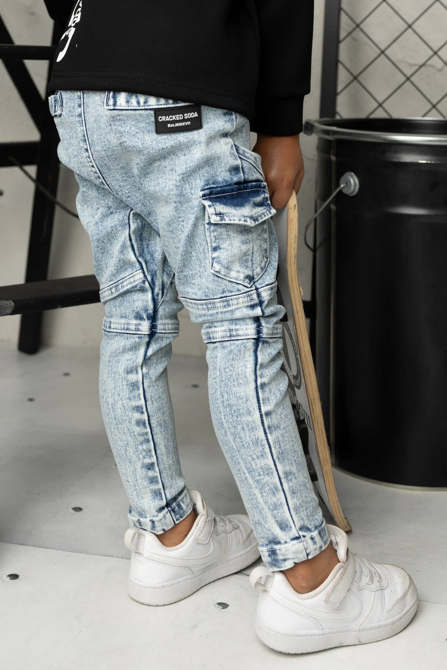Cracked Soda Rafi CS Pocket Jeans Blue
