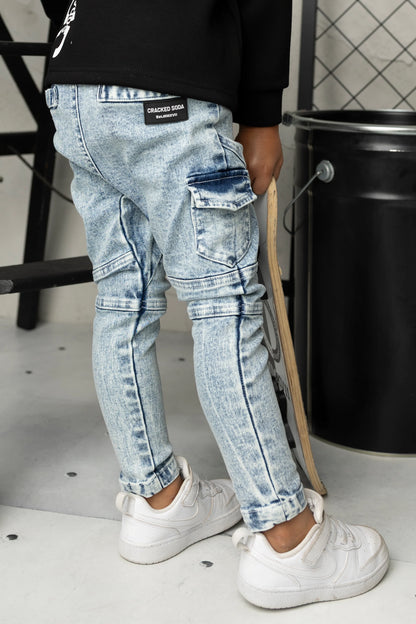 Cracked Soda Rafi CS Pocket Jeans Blue