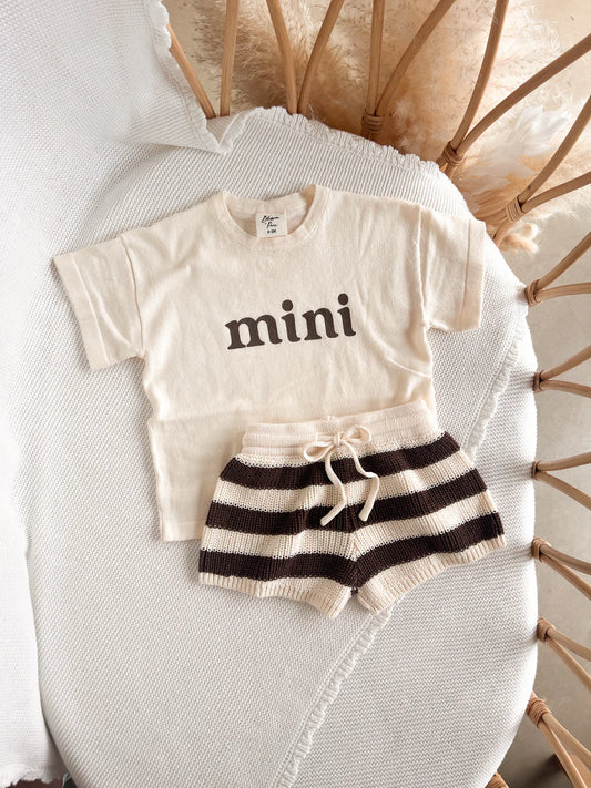 Blossom & Pear 'Mini' Tee & Shorts Set