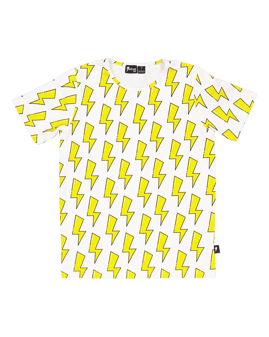 Radicool Kids Lightning Tee White