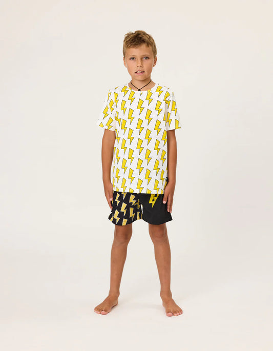 Radicool Kids Lightning Tee White