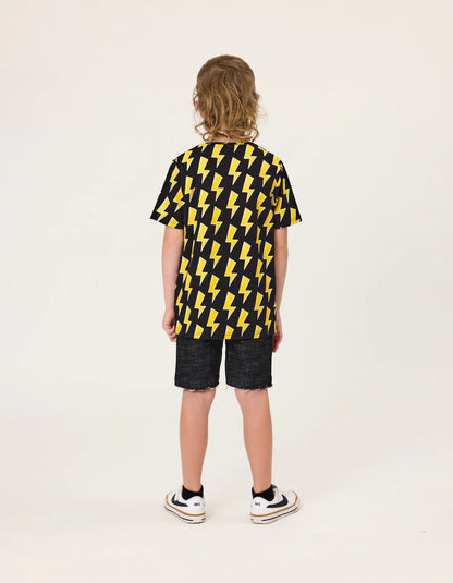 Radicool Kids Lightning Tee Black