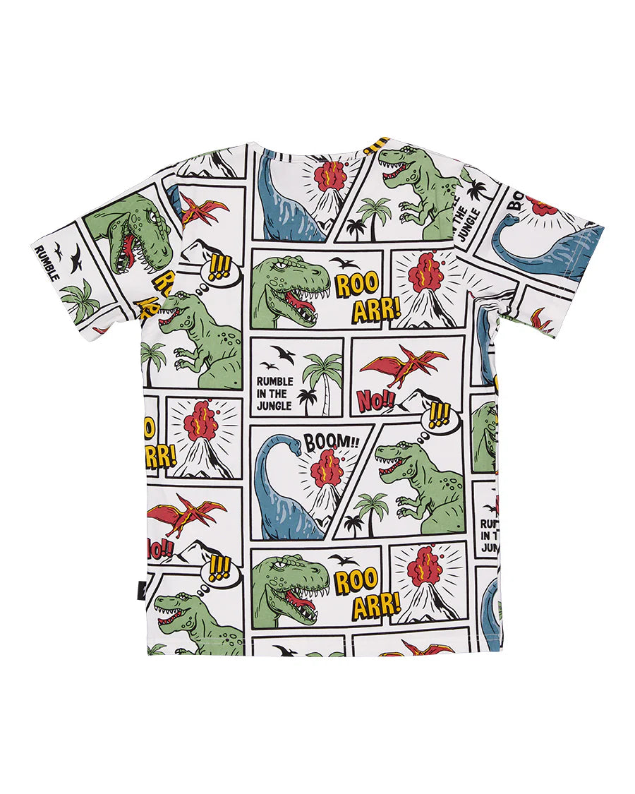 Radicool Kids Comic Dino Tee
