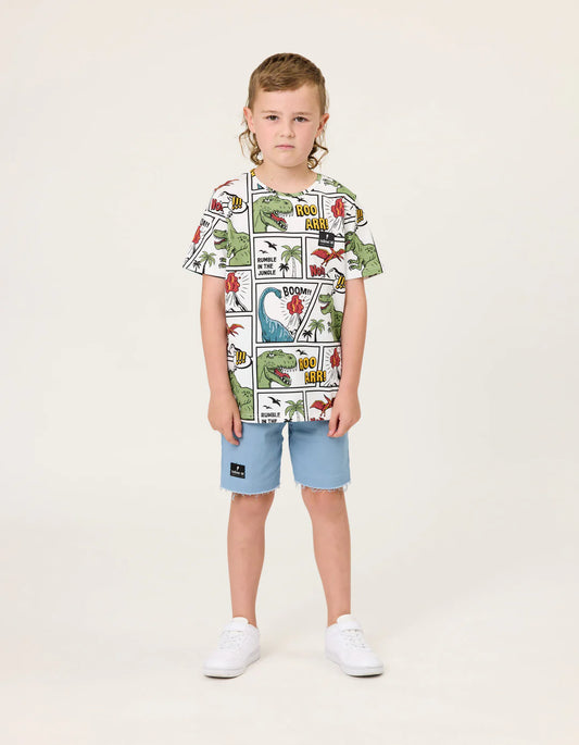 Radicool Kids Comic Dino Tee