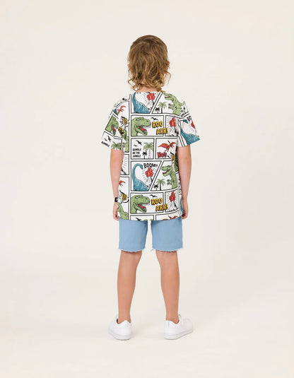 Radicool Kids Comic Dino Tee