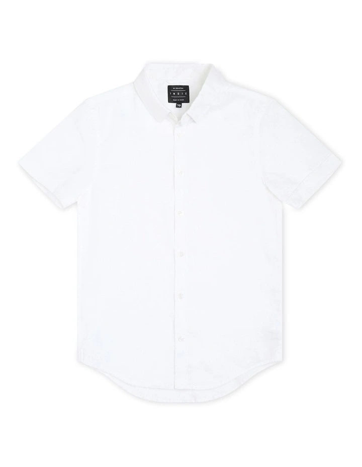 Indie Kids Short Sleeve Tennyson Indie Shirt White