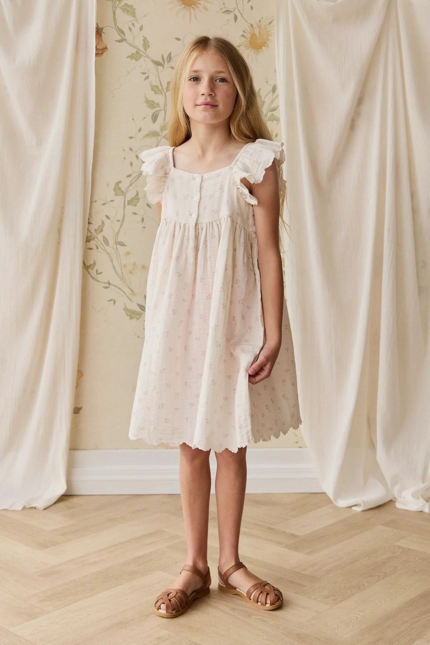 Jamie Kay Muslin Annalise Dress Pauline Pink