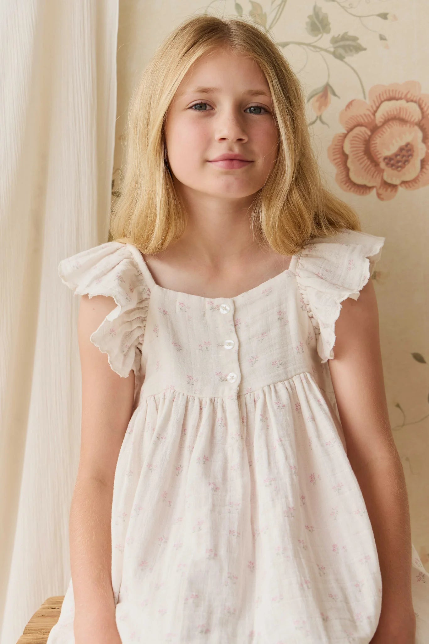 Jamie Kay Muslin Annalise Dress Pauline Pink