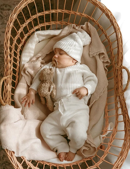 Blossom & Pear Knit Pants Milk