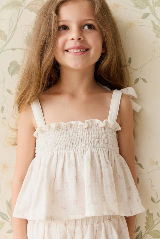 Jamie Kay Muslin Odette Top Pauline Pink
