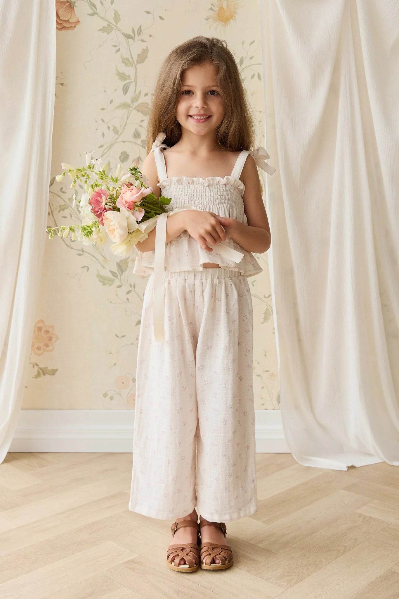 Jamie Kay Muslin Odette Top Pauline Pink