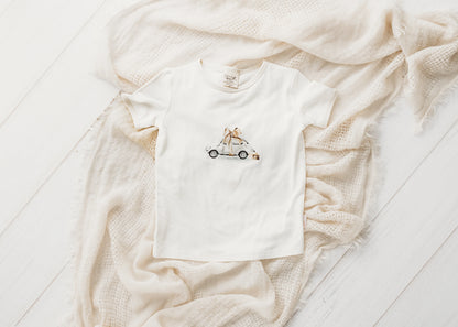 Child of Mine Beetle Bow Xmas Tee