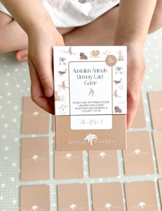 Winnie Parkes Australian Animals Memory Card Game