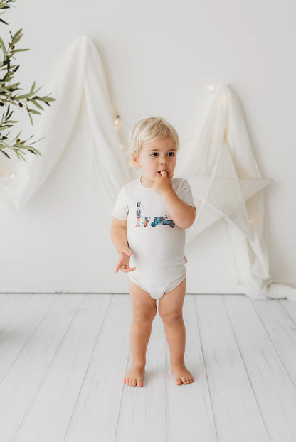 Child of Mine Vintage Toys Xmas Bodysuit