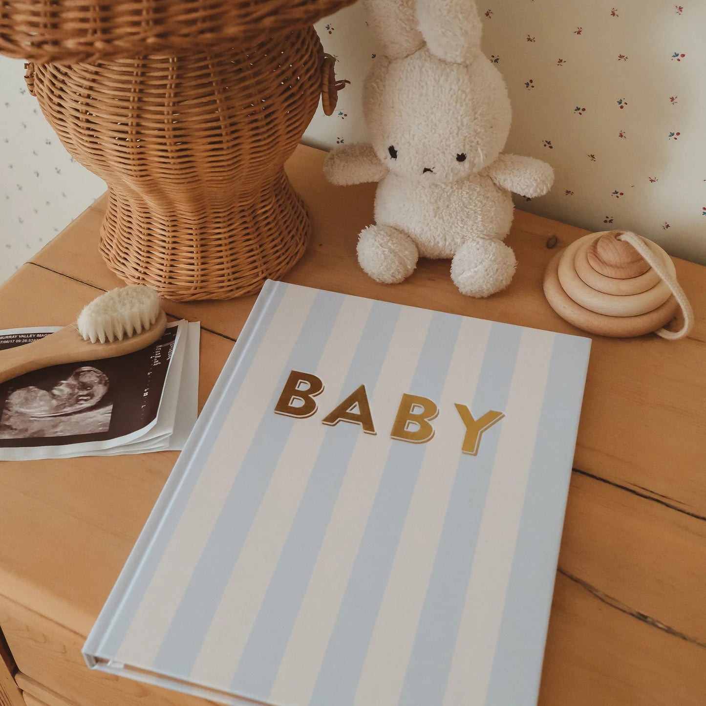Fox & Follow Baby Book Cloud Stripe