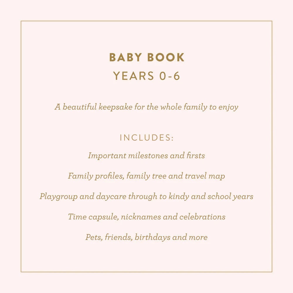 Fox & Follow Mini Baby Book Oatmeal