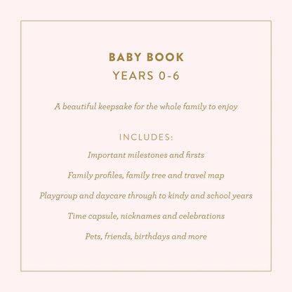 Fox & Follow Mini Baby Book Oatmeal