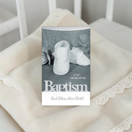 Russell Collection Baptism Shadow Photo Frame
