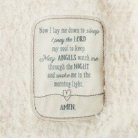 Demdaco Baby Goodnight Prayer Lamb Blankie