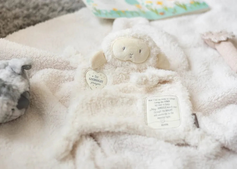Demdaco Baby Goodnight Prayer Lamb Blankie