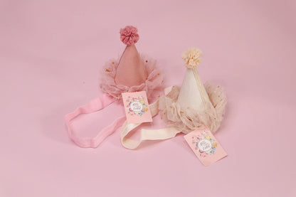 Miss Rose Sister Violet Baby Party Hat Bands