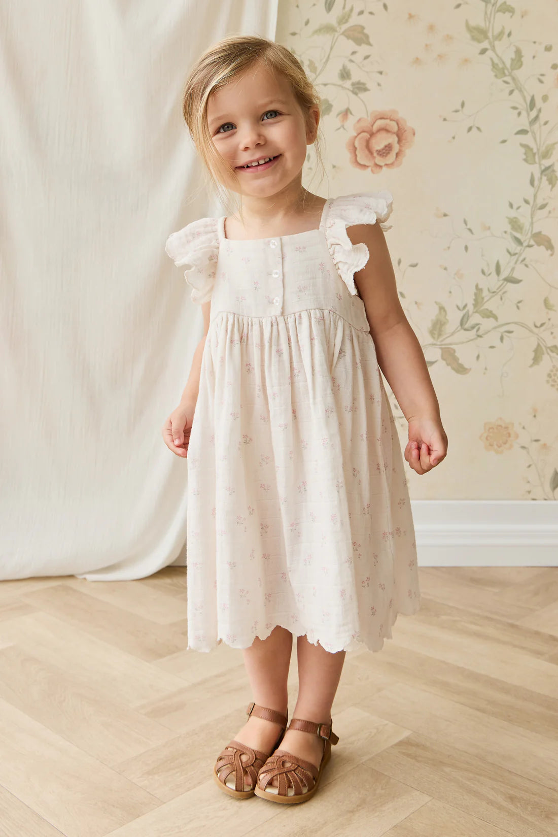 Jamie Kay Muslin Annalise Dress Pauline Pink