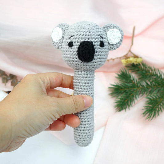 Petite Vous Crochet Hand Rattle Kali Koala