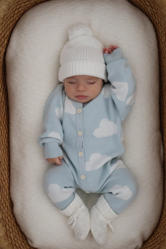 Blossom & Pear Little Dreamer Long Sleeve Knit Romper