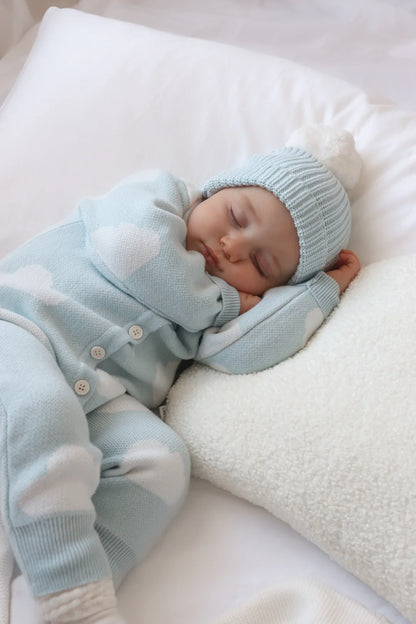 Blossom & Pear Little Dreamer Long Sleeve Knit Romper