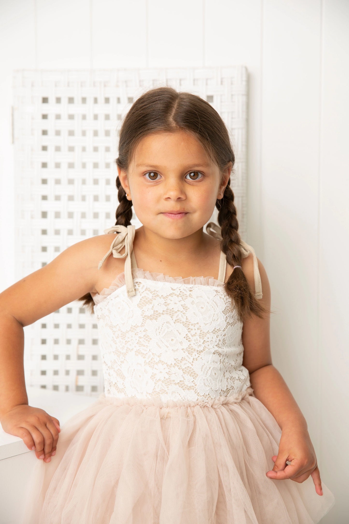 Cracked Soda Olivia Lace Shredded Tutu Dress