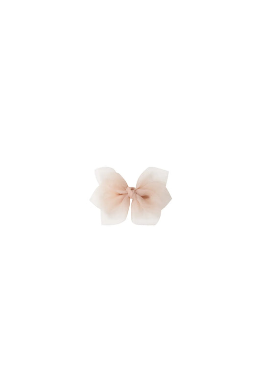 Jamie Kay Fairy Hair Bow Soft Peony