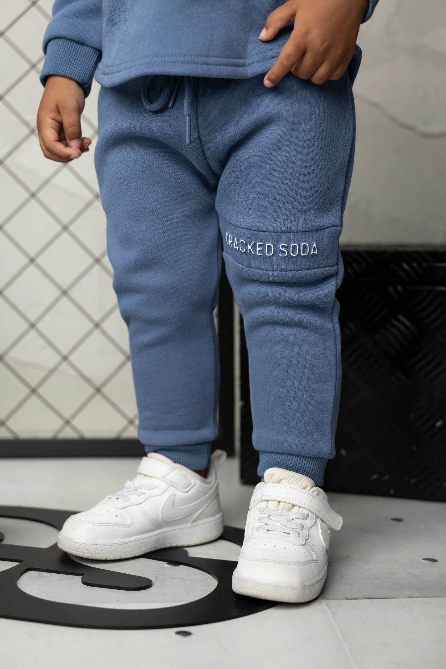 Cracked Soda Finn 2 Piece Crew Set Dusk