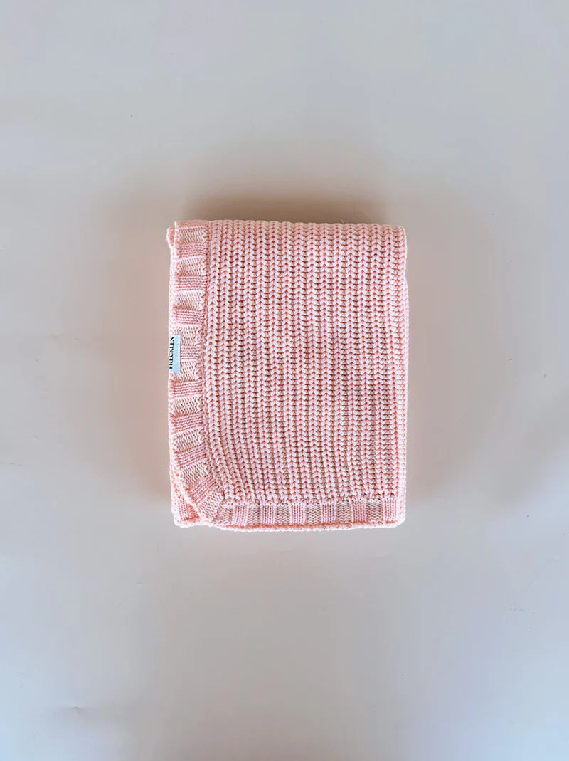 Freckles The Label Chunky Knit Blanket Sweetpea