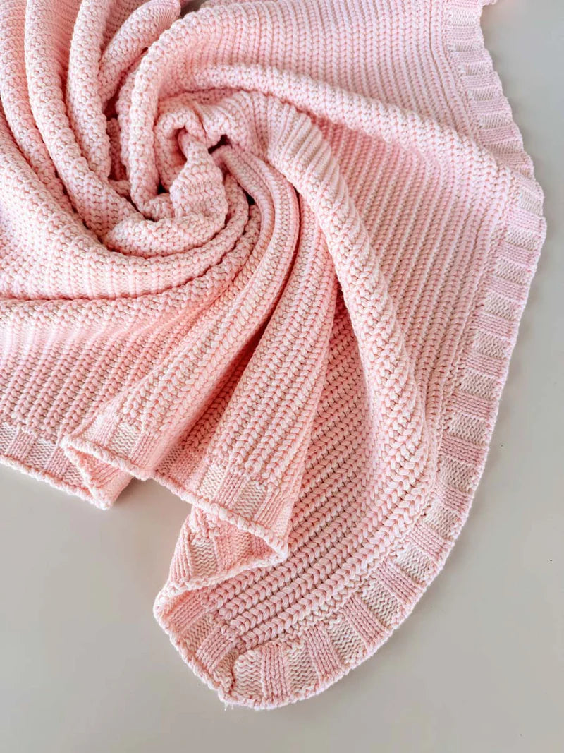Freckles The Label Chunky Knit Blanket Sweetpea