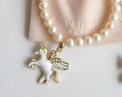 Lauren Hinkley Charm Bracelet | Unicorn Pearl