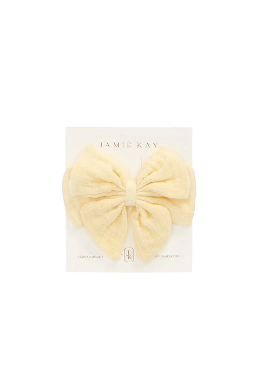 Jamie Kay Muslin Annalise Bow Sunshine