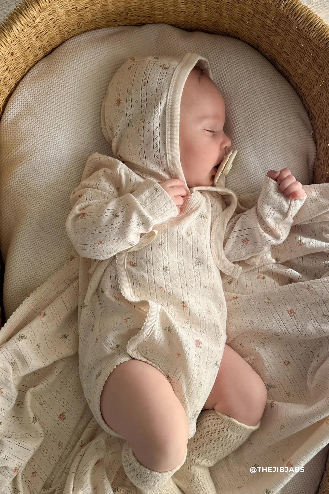 Jamie Kay Pointelle Bonnet Sweet Magnolia Simple