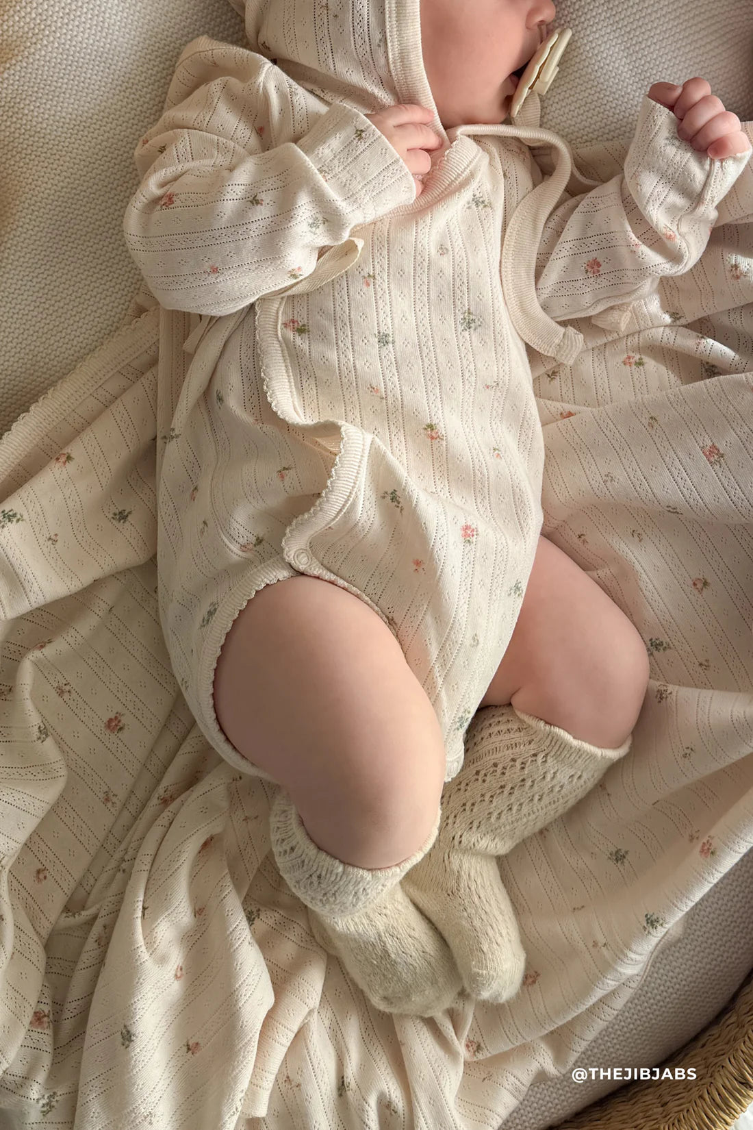 Jamie Kay Pointelle Marina Bodysuit Sweet Magnolia Simple