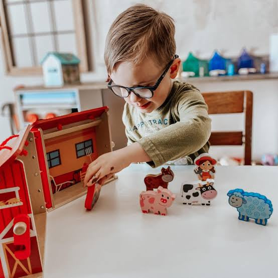 Tooky Toy Farm Playset with Carry Box