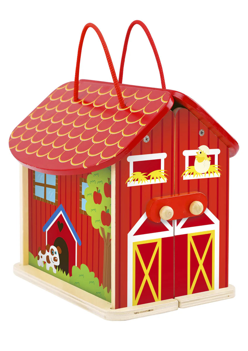 Tooky Toy Farm Playset with Carry Box