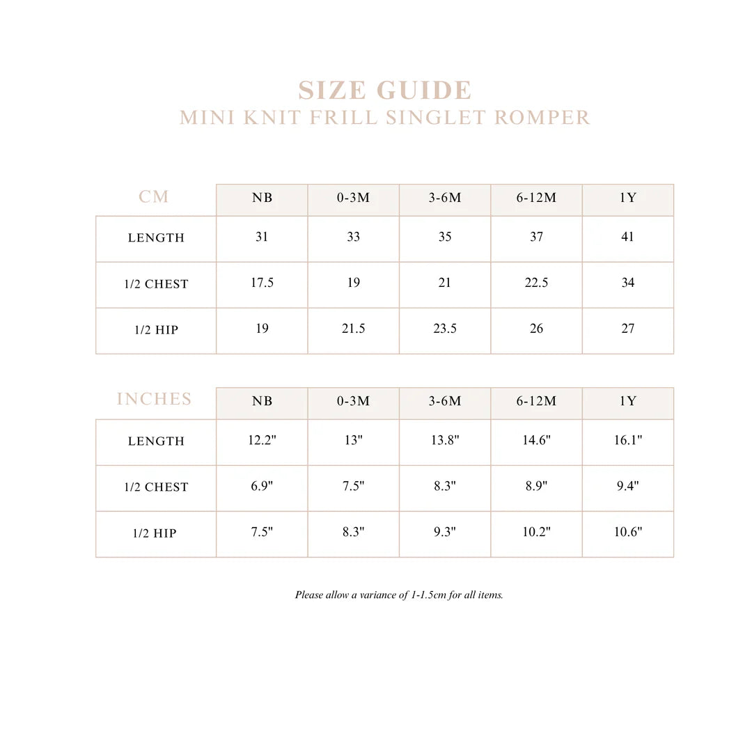 Blossom & Pear ‘My First Christmas’ Singlet Frill Knit Romper