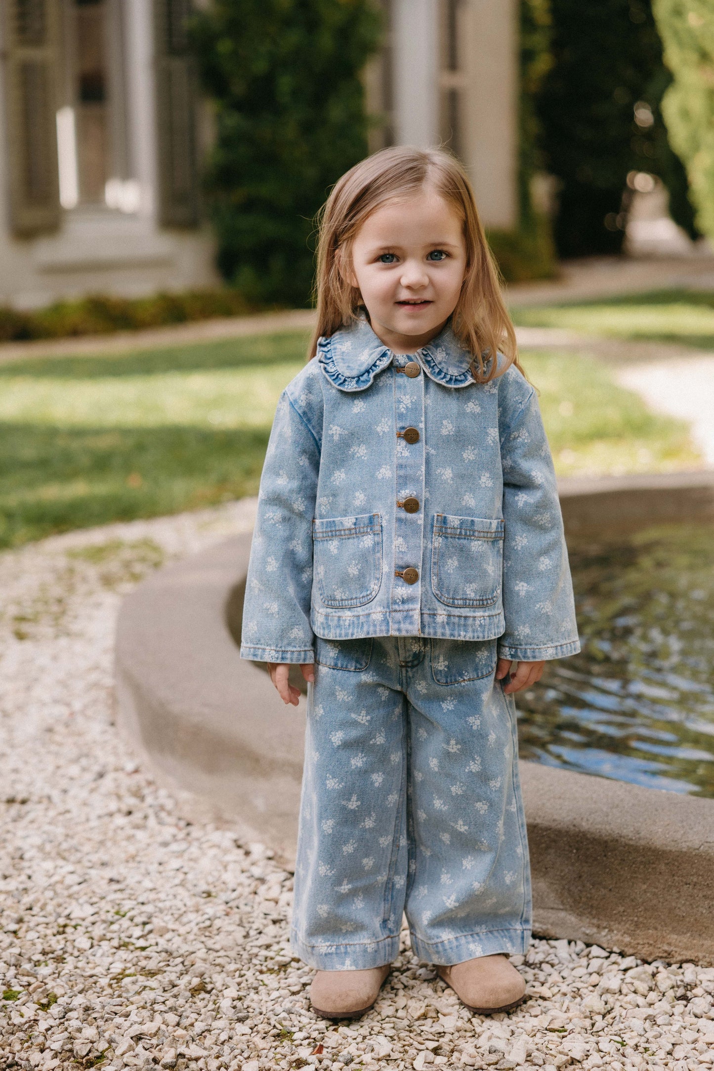Jamie Kay Malani Jacket Tully Floral Denim