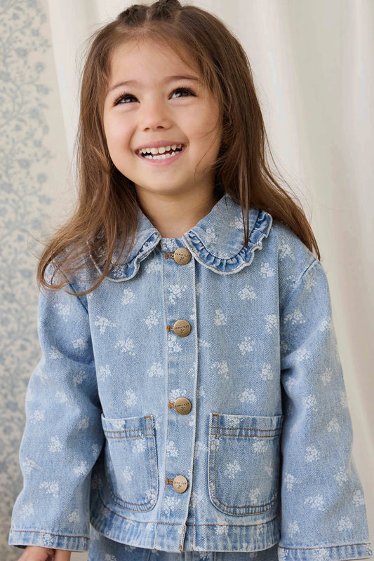 Jamie Kay Malani Jacket Tully Floral Denim