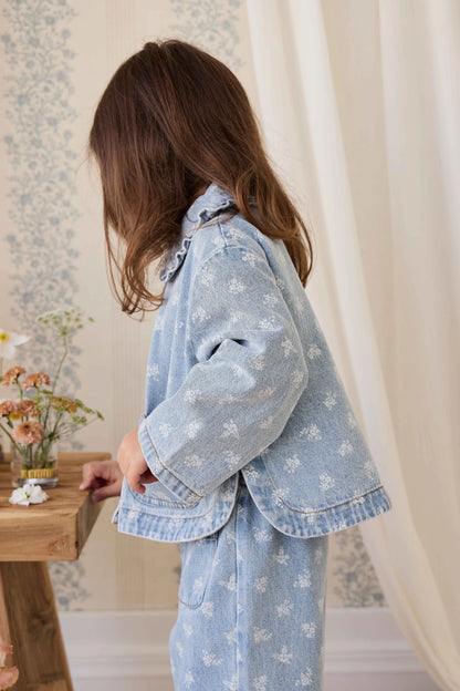 Jamie Kay Malani Jacket Tully Floral Denim