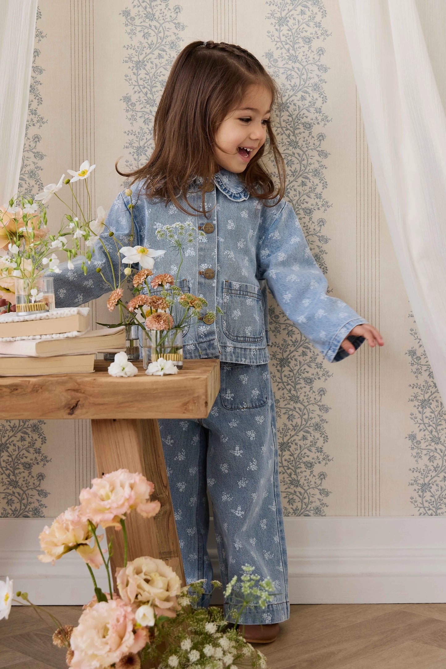 Jamie Kay Theodora Pants Tully Floral Denim