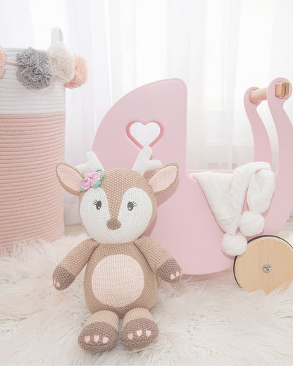 Living Textiles Ava the Fawn Knitted Toy