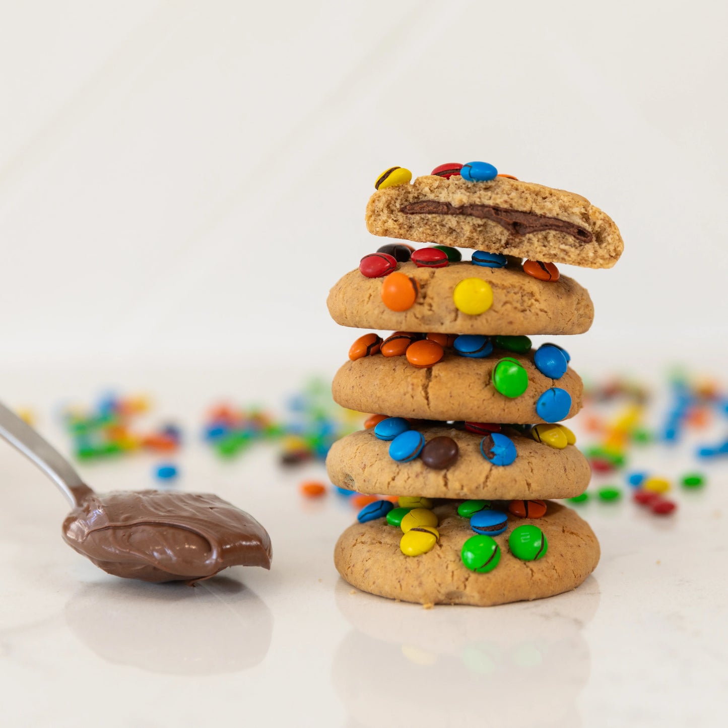 Milky Goodness Nutella & M&M’s Lactation Cookies